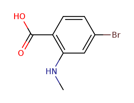 4-BroMo-2-MethylaMino-benzoic acid CAS No.861526-61-6