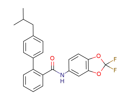 [1,1'-Biphenyl]-2-carboxamide,
N-(2,2-difluoro-1,3-benzodioxol-5-yl)-4'-(2-methylpropyl)-