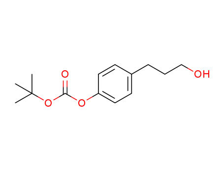 Molecular Structure of 1559067-01-4 (3-(4-t-butoxycarbonyl)phenyl-1-propanol)
