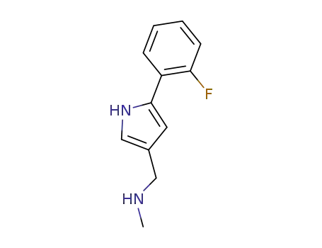 1-(5-(2-fluorophenyl)-1H-pyrrol-3-yl)-N-methylmethanamine