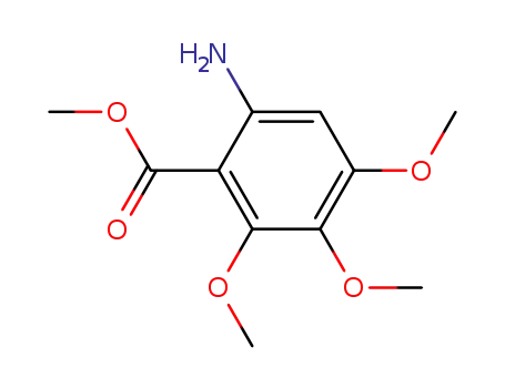 Benzoic acid, 6-amino-2,3,4-trimethoxy-, methyl ester