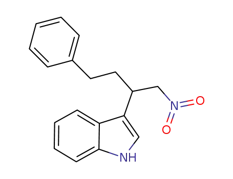 3-(1'-nitromethyl-3-phenylpropyl)-1H-indole