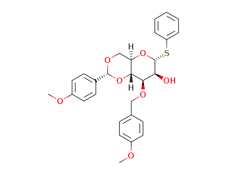 phenyl 3-O-p-methoxybenzyl-4,6-O-p-methoxybenzylidene-1-thio-α-D-mannopyranoside