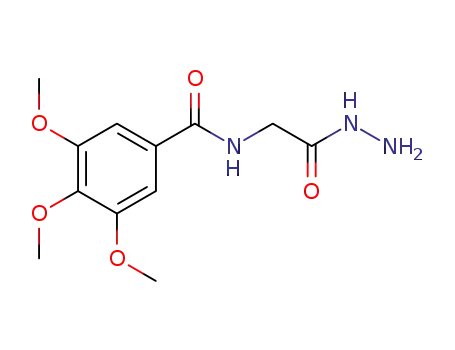 Molecular Structure of 63203-45-2 (N-(2-hydrazinyl-2-oxoethyl)-3,4,5-trimethoxybenzamide (non-preferred name))