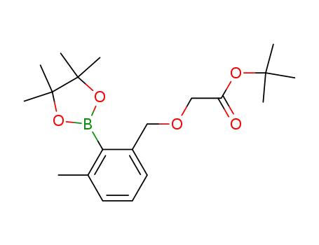 [3-methyl-2-(4,4,5,5-tetramethyl-[1,3,2]dioxaborolan-2-yl)-benzyloxy]-acetic acid tert-butyl ester