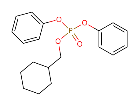 Molecular Structure of 33026-78-7 (Phosphoric acid, cyclohexylmethyl diphenyl ester)