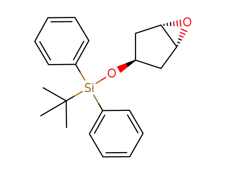 Molecular Structure of 817210-65-4 (trans-3-(tert-butyldiphenylsilyloxy)-6-oxa-bicyclo[3.1.0]hexane)