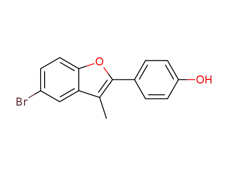 Phenol, 4-(5-bromo-3-methyl-2-benzofuranyl)-