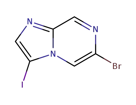6- 브로 모 -3- 요오도 이미 다조 [1,2-a] 피라진