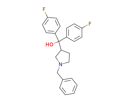 α,α-bis(4-fluorophenyl)-1-(phenylmethyl)-3-pyrrolidinemethanol