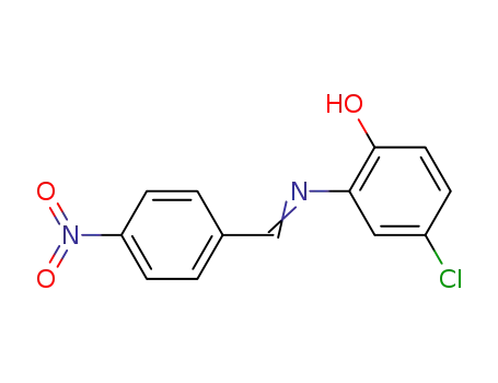 Phenol, 4-chloro-2-[[(4-nitrophenyl)methylene]amino]-