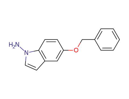 Molecular Structure of 141287-47-0 (5-(Benzyloxy)-1H-indol-1-amine)