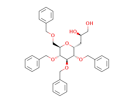 3-(2′,3′,4′,6′-tetra-O-benzyl-α-D-glucopyranosyl)propane-1,2-diol