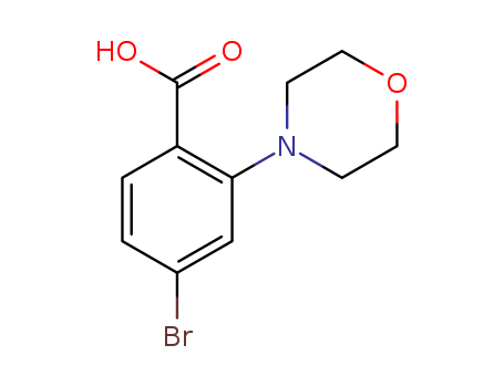 4-Bromo-2-(morpholin-4-yl)benzoic acid