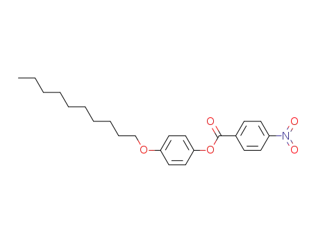 Molecular Structure of 82962-40-1 (Phenol, 4-(decyloxy)-, 4-nitrobenzoate)