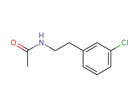 Molecular Structure of 26011-71-2 (N-<2-(3-chlorophenyl)ethyl>acetamide)