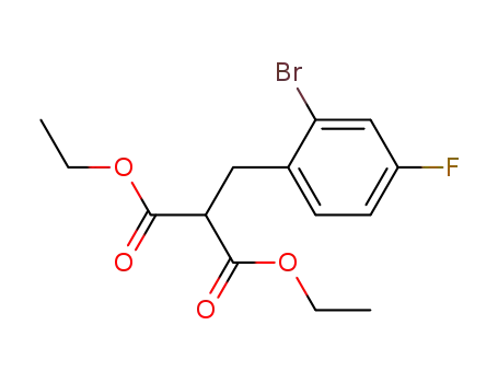 Propanedioic acid, [(2-bromo-4-fluorophenyl)methyl]-, diethyl ester