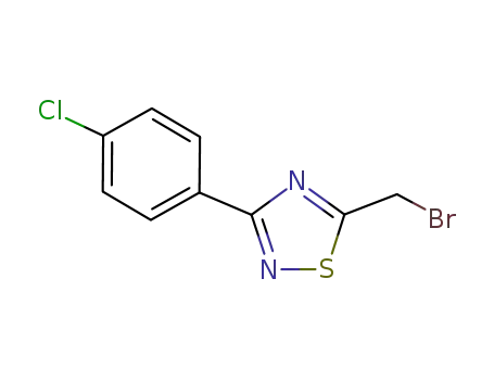 1,2,4-Thiadiazole, 5-(bromomethyl)-3-(4-chlorophenyl)-