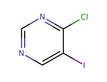 Molecular Structure of 63558-65-6 (4-Chloro-5-iodopyrimidine)