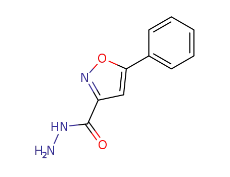 Molecular Structure of 90946-22-8 (5-PHENYLISOXAZOLE-3-CARBOXYLIC ACID HYD&)