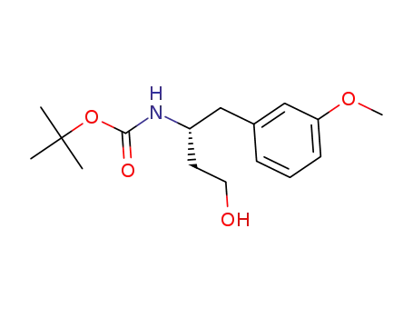 (R)-tert-butyl 4-hydroxy-1-(3-methoxy-phenyl)butan-2-ylcarbamate
