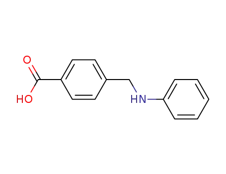 Molecular Structure of 110137-64-9 (Benzoic acid, 4-[(phenylamino)methyl]-)