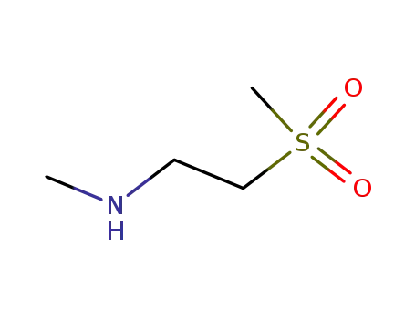 Molecular Structure of 202198-18-3 (N-Methyl-2-(methylsulfonyl)ethylamine)