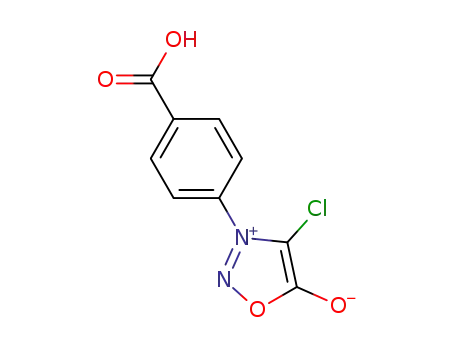 3-(4-carboxyphenyl)-4-chloro-1,2,3λ<sup>5</sup>-oxadiazol-3-ylium-5-olate