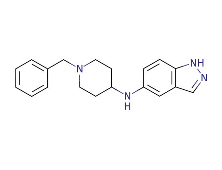 Molecular Structure of 353544-77-1 (N-(1-benzyl-4-piperidyl)-N-(1H-5-indazolyl)-amine)