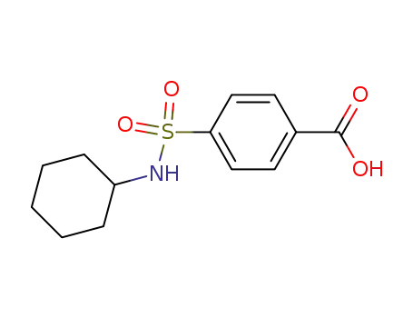 Molecular Structure of 6314-70-1 (4-(cyclohexylsulfamoyl)benzoic acid)