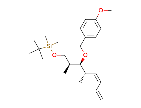 (+)-tert-butyl-[(Z)-(2S,3S,4S)-3-(4-methoxybenzyloxy)-2,4-dimethylocta-5,7-dienyloxy]dimethylsilane