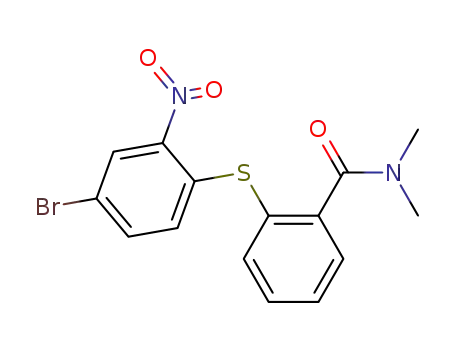 N,N-dimethyl-2-[(4-bromo-2-nitrophenyl)thio]benzamide