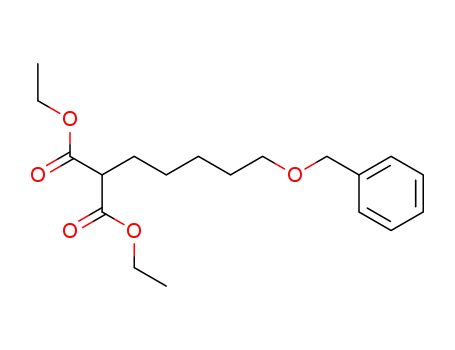 3-(5-benzyloxypentyl)pentanedioic acid diethyl ester