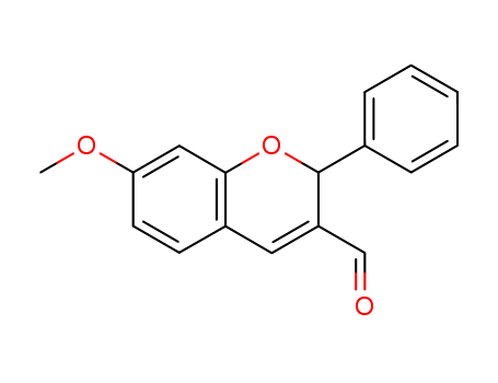 2H-1-BENZOPYRAN-3-CARBOXALDEHYDE, 7-METHOXY-2-PHENYL-