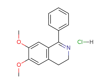 6,7-Dimethoxy-1-phenyl-3,4-dihydroisoquinoline--hydrogen chloride (1/1)