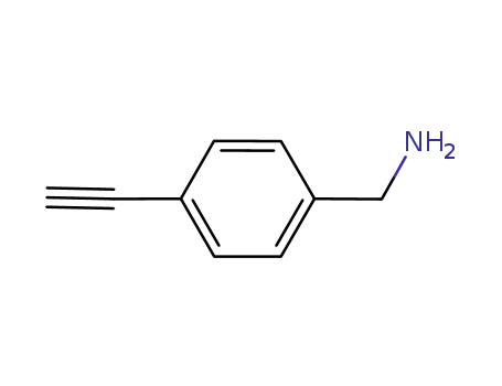 벤젠메탄아민, 4-에티닐-(9CI)