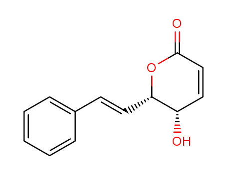 (5S,6S)-5-hydroxy-6-[(E)-styryl]-5,6-dihydro-2H-pyran-2-one
