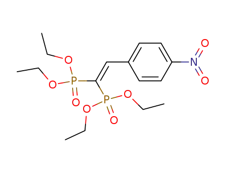 tetraethyl 2-(4-nitrophenyl)ethene-1,1-diyldiphosphonate