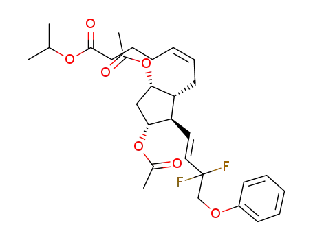 propan-2-yl (5Z)-7-[(1R,2R,3R,5S)-3,5-bis(acetyloxy)-2-[(1E)-3,3-difluoro-4-phenoxybut-1-en-1-yl]cyclopentyl]hept-5-enoate