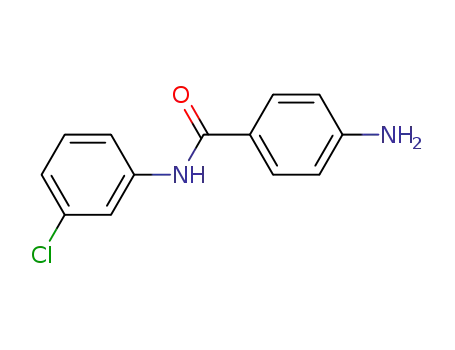 Molecular Structure of 888-80-2 (4-AMINO-N-(3-CHLOROPHENYL)BENZAMIDE)