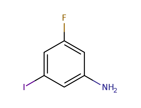 Molecular Structure of 660-49-1 (3-FLUORO-5-IODOANILINE)