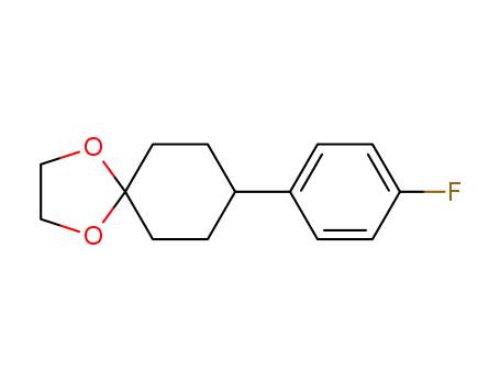 1,4-Dioxaspiro[4.5]decane, 8-(4-fluorophenyl)-