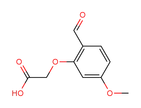 Molecular Structure of 856357-86-3 (2-(2-formyl-5-methoxyphenoxy)acetic acid)
