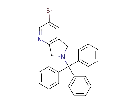 3-bromo-6-trityl-6,7-dihydro-5H-pyrrolo[3,4-b]pyridine