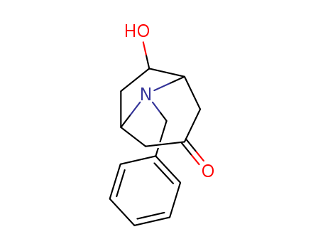 8-azabicyclo[3.2.1]octan-3-one, 6-hydroxy-8-(phenylmethyl)-