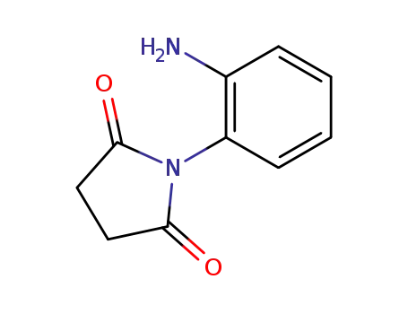 Molecular Structure of 1012-81-3 (2,5-Pyrrolidinedione, 1-(2-aminophenyl)-)