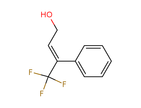 2-Buten-1-ol, 4,4,4-trifluoro-3-phenyl-, (2E)-