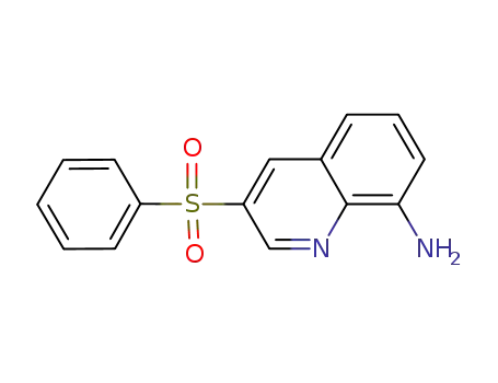 Molecular Structure of 607743-08-8 (3-Benzenesulfonylquinolin-8-ylamine)