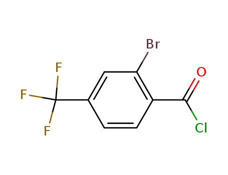 Molecular Structure of 85663-09-8 (2-bromo-4-(trifluoromethyl)benzoyl chloride)