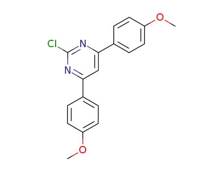 2-クロロ-4,6-ビス(4-メトキシフェニル)ピリミジン